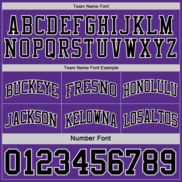 Custom Reversible Black Purple-White Double Side Sublimation Basketball Suit Jersey