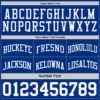 Custom Royal White Reversible Double Side Sublimation Basketball Suit Jersey