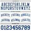 Custom Royal White Reversible Double Side Sublimation Basketball Suit Jersey