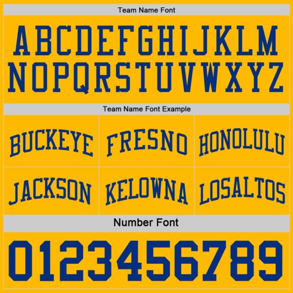 Custom Royal Gold-White Reversible Double Side Sublimation Basketball Suit Jersey