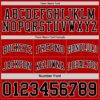Custom Red Black-White Reversible Double Side Sublimation Basketball Suit Jersey
