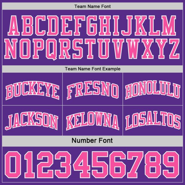 Custom Purple Pink-White Reversible Double Side Sublimation Basketball Suit Jersey