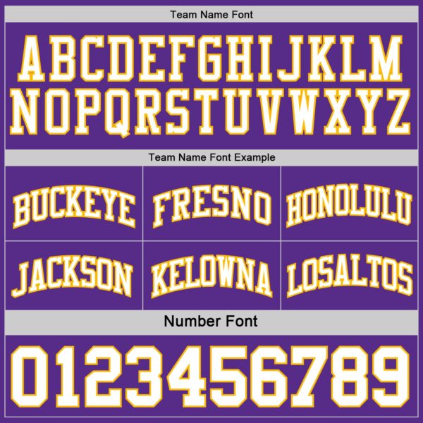 Custom Purple White-Gold Reversible Double Side Sublimation Basketball Suit Jersey