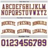 Custom Purple White-Gold Reversible Double Side Sublimation Basketball Suit Jersey