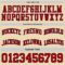 Custom Reversible Navy Red-Cream Double Side Sublimation Basketball Suit Jersey