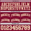 Custom Reversible Maroon Cream Double Side Sublimation Basketball Suit Jersey