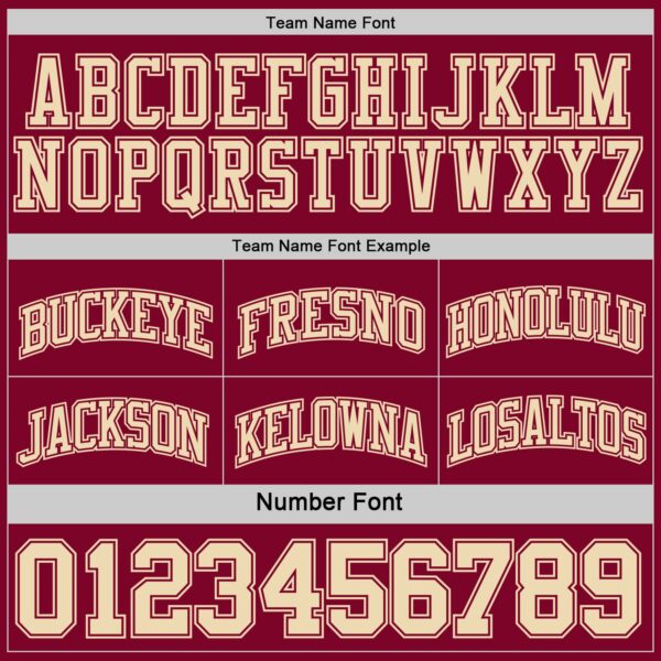 Custom Reversible Maroon Cream Double Side Sublimation Basketball Suit Jersey