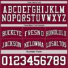 Custom Reversible Maroon White-Black Double Side Sublimation Basketball Suit Jersey