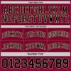 Custom Reversible Maroon Black-Cream Double Side Sublimation Basketball Suit Jersey
