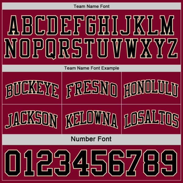 Custom Reversible Maroon Black-Cream Double Side Sublimation Basketball Suit Jersey