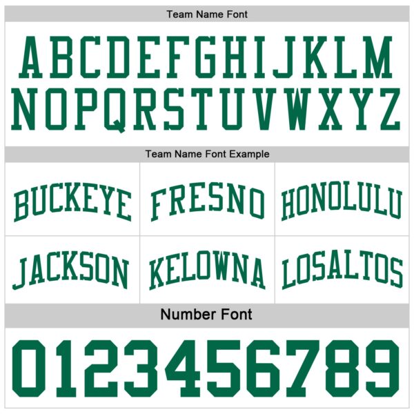 Custom Reversible Kelly Green White Double Side Sublimation Basketball Suit Jersey