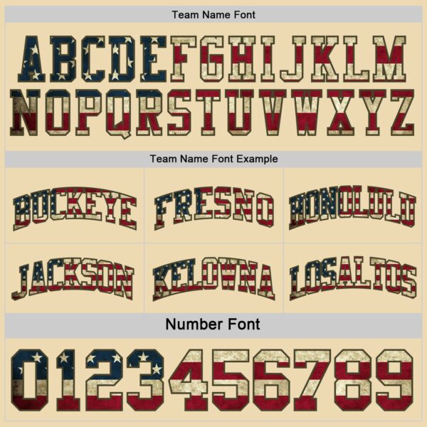 Custom Reversible Olive Vintage USA Flag Cream-Red Double Side Salute To Service Sublimation Basketball Suit Jersey