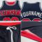 Custom Reversible Teal Purple-White Double Side Sublimation Basketball Suit Jersey