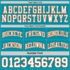 Custom Reversible Teal White-Orange Double Side Sublimation Basketball Suit Jersey