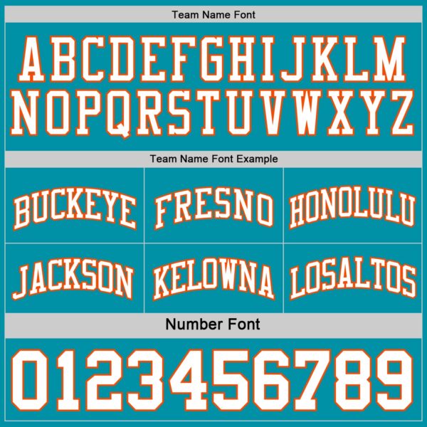 Custom Reversible Teal White-Orange Double Side Sublimation Basketball Suit Jersey