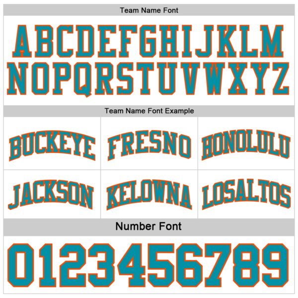 Custom Reversible Teal White-Orange Double Side Sublimation Basketball Suit Jersey