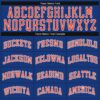 Custom Royal Orange-White Authentic Throwback Basketball Jersey
