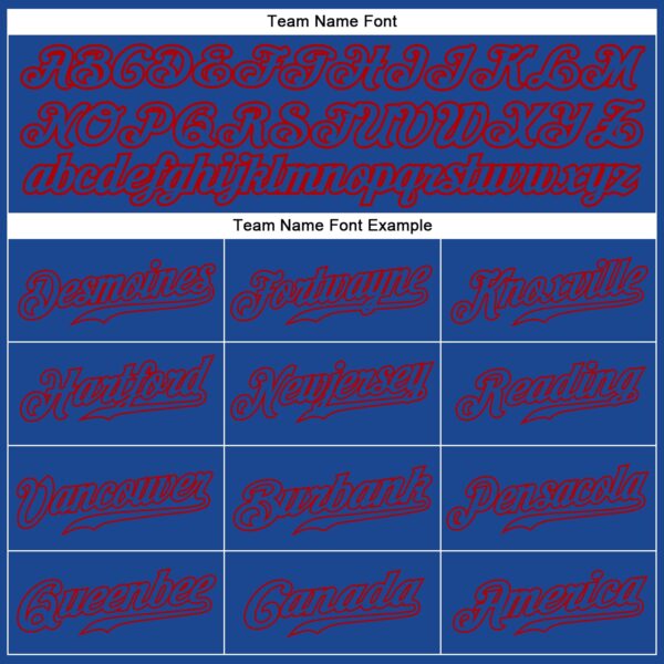 Custom Royal Royal-Red Authentic Baseball Jersey