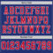 Royal0166-3 Custom Royal Red-White Mesh Authentic Throwback Football Jersey