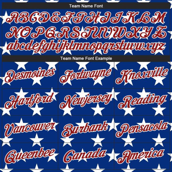 Custom Royal Red-White 3D Pattern Design American Flag Authentic Basketball Jersey