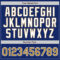 Custom Royal White Pinstripe Old Gold-White Authentic Baseball Jersey