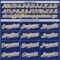 Custom Royal White Pinstripe Old Gold-White Authentic Baseball Jersey