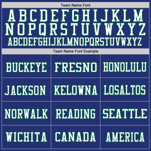 Custom Royal White-Kelly Green Mesh Authentic Throwback Football Jersey