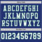 Royal0359-3 Custom Royal White-Kelly Green Mesh Authentic Throwback Football Jersey