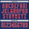 Custom Royal Red-White Hockey Jersey