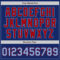 Custom Royal Light Blue-Red Authentic Baseball Jersey