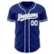 Custom Royal White-Gray Authentic Baseball Jersey