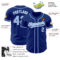 Custom Royal Light Blue-White Authentic Baseball Jersey