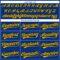 Custom Royal Yellow Pinstripe Black Authentic Baseball Jersey