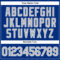 Custom Royal White Pinstripe Gray-Navy Authentic Baseball Jersey