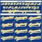 Custom Royal White Pinstripe Yellow Authentic Baseball Jersey