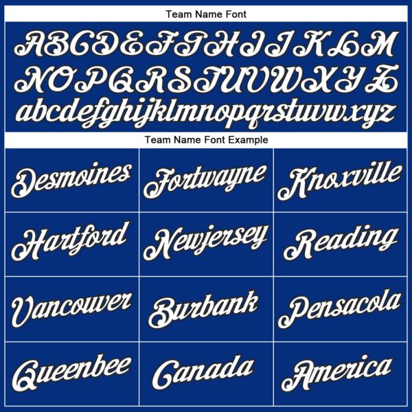 Custom Royal White-Black Performance T-Shirt