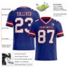Custom Royal White-Red Authentic Football Jersey