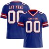 Custom Royal White-Red Authentic Football Jersey
