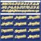 Custom Royal White-Yellow Authentic Baseball Jersey