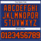 Custom Royal Orange-Black Authentic Baseball Jersey