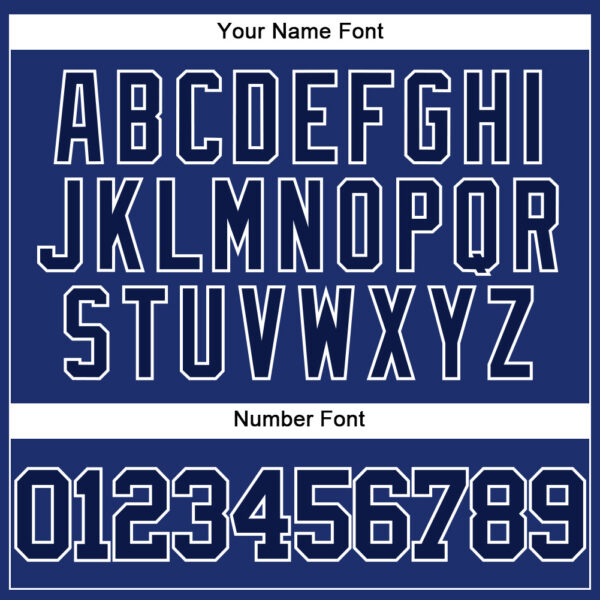 Custom Royal Navy-White Authentic Baseball Jersey