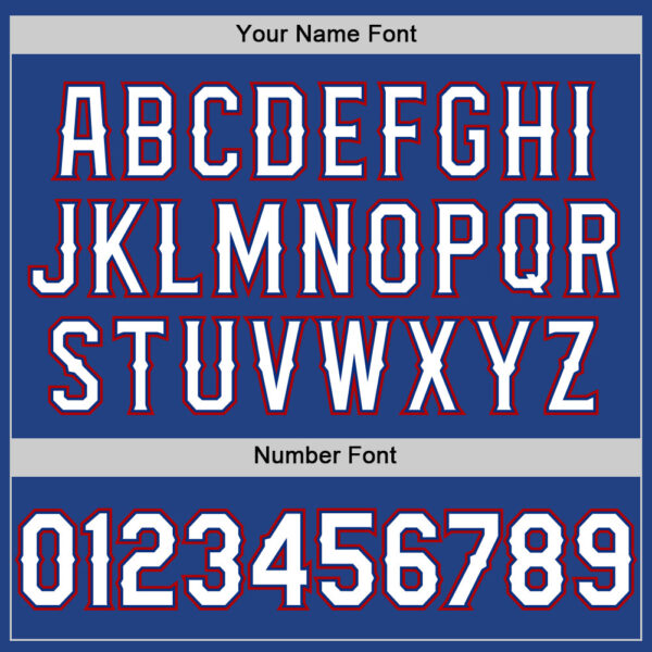 Custom Royal White-Red Mesh Authentic Throwback Baseball Jersey