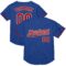 Custom Royal Red-White Mesh Authentic Throwback Baseball Jersey