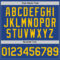 Custom Royal Yellow Mesh Authentic Throwback Baseball Jersey