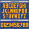 Custom Royal Yellow-Orange Mesh Authentic Throwback Baseball Jersey