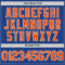 Custom Royal Orange-White Mesh Authentic Throwback Baseball Jersey