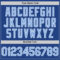 Custom Royal Light Blue-White Mesh Authentic Throwback Baseball Jersey