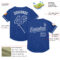 Custom Royal White Mesh Authentic Throwback Baseball Jersey