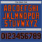 Custom Royal Black-Orange Mesh Authentic Throwback Baseball Jersey