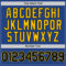 Custom Royal Black-Yellow Mesh Authentic Throwback Baseball Jersey